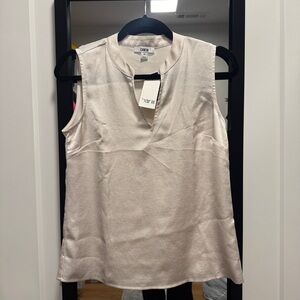 Bar III Women's Elegant Cream Blouse